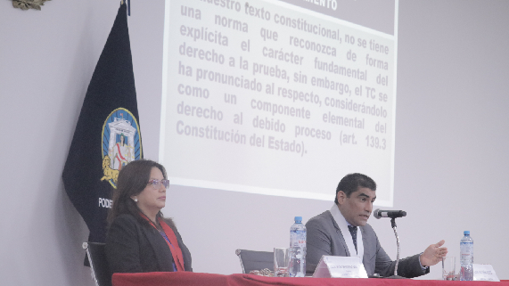 Magistrado Saúl Beltrán Reyes, Juez del Quinto Juzgado Civil del Callao, dictó conferencia para secigristas del Callao sobre ”La Prueba y Razonamiento Probatorio”.