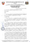 Vista preliminar de documento ORDENANZA MUNICIPAL NRO 003-2010-MPA-A/SG