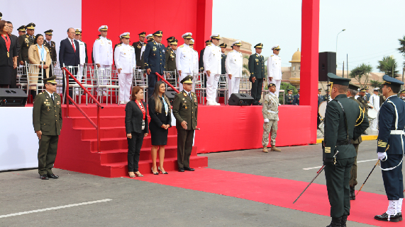 Presidenta de la Corte Superior de Justicia del Callao, Teresa Soto Gordon, también participó en la ceremonia organziada por la municipalidad provincial del Callao