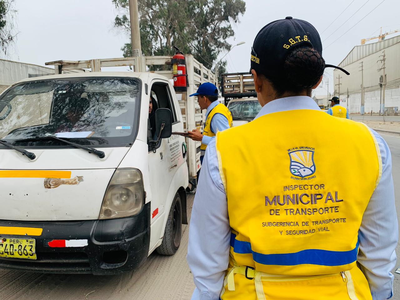 Operativo inopinado a vehículos de carga pesada
