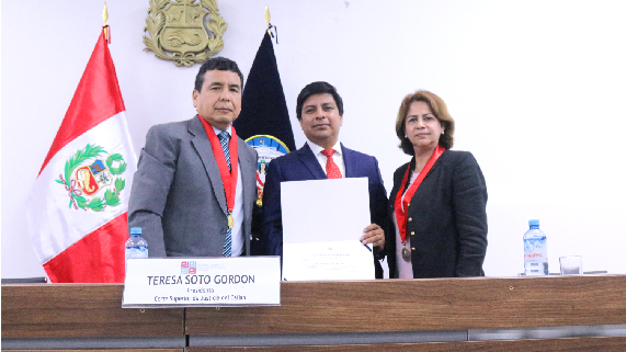 Presidenta de la Corte Superior de Justicia del Callao, Teresa Soto Gordon, inauguró las actividades académicas anuales del módulo del Nuevo Código Procesal Penal (NCPP)