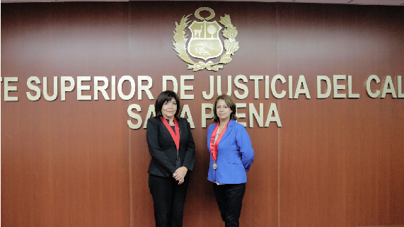 Juramentación de magistrada Violeta Pemberton Medina juramentó como jueza superior provisional de la Primera Sala Civil del Callao