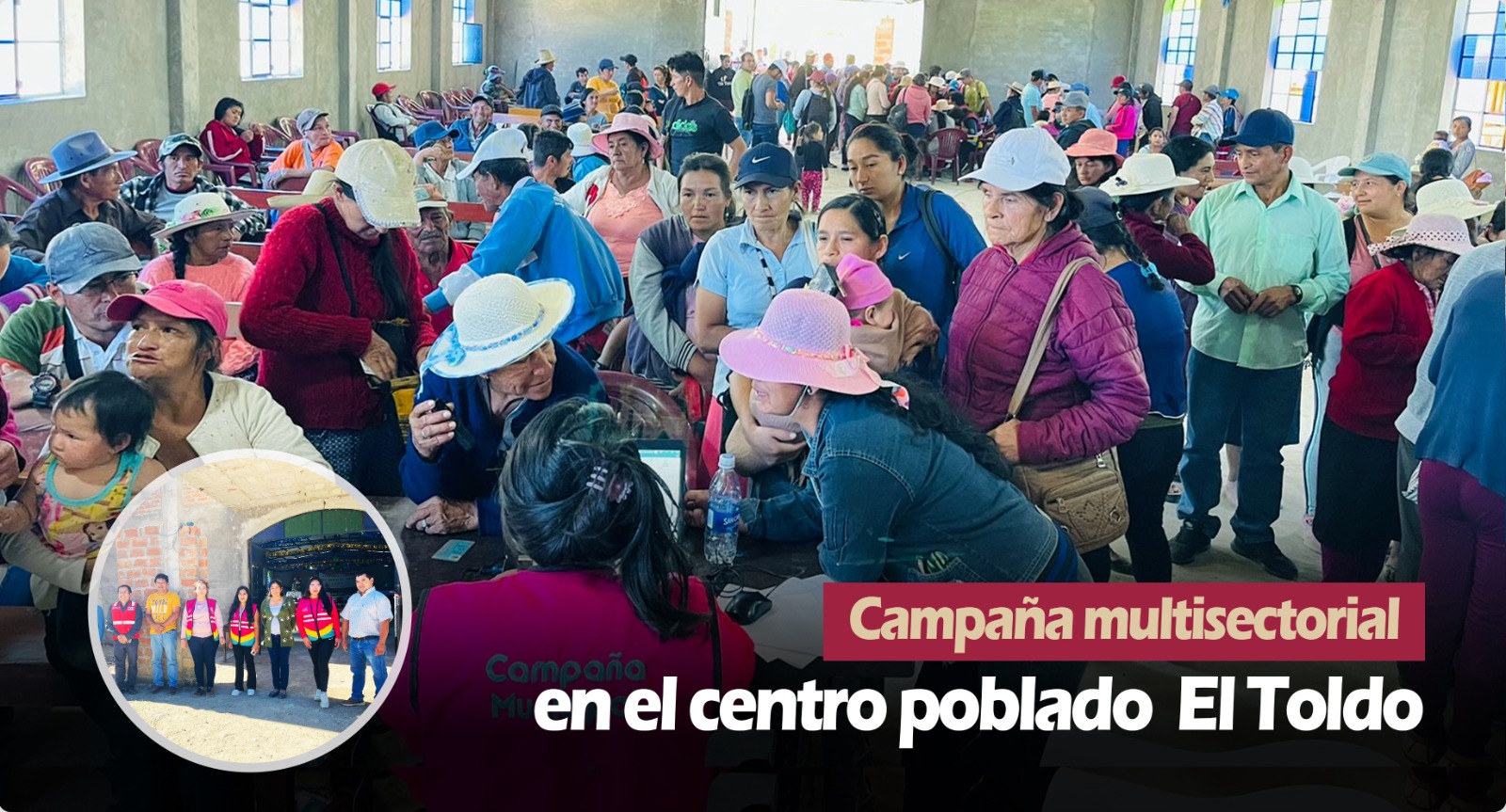 Campaña Multisectorial en Centro Poblado Toldo