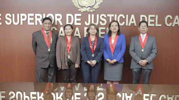 Presidenta de la Corte del Callao tomó juramento a cinco nuevos jueces superiores provisionales