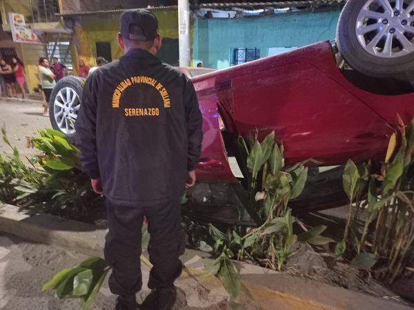 SERENAZGO DE SULLANA Y PNP INTERVIENEN VEHÍCULOS SINIESTRADOS TRAS ACCIDENTE