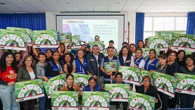 Foto 1 de 40 agentes entomológicos de la Diris Lima Centro son capacitados en la lucha contra el dengue