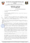Vista preliminar de documento ORDENAZA MUNICIPAL NRO 027-2010-MPA-A/SG
