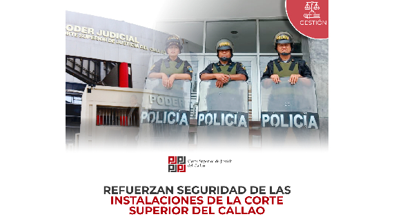 Corte Superior de Justicia del Callao, viene coordinando con la Región Policial del Callao diversas acciones para proteger y salvaguardar la integridad física de los magistrados y trabajadores judiciales