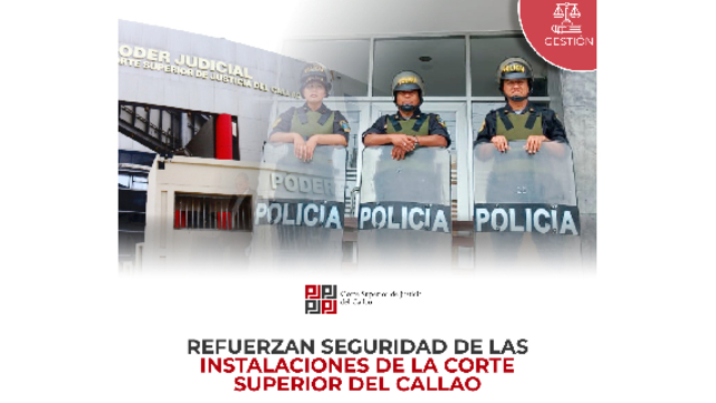 Corte Superior de Justicia del Callao, viene coordinando con la Región Policial del Callao diversas acciones para proteger y salvaguardar la integridad física de los magistrados y trabajadores judiciales