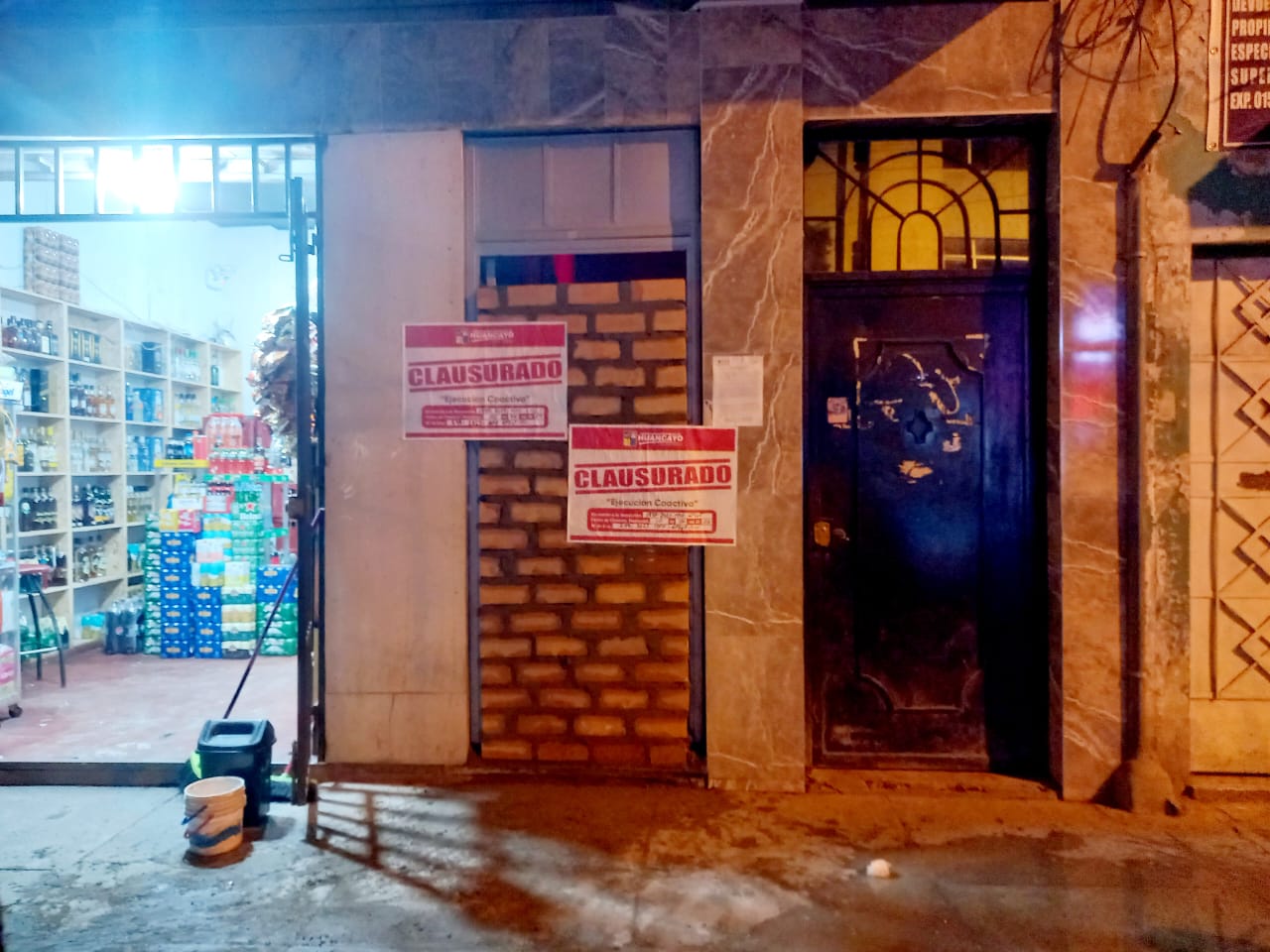 Fue clausurada inmediatamente con un muro de ladrillos