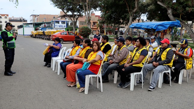 MPH y PNP realizaron jornada de capacitación para mototaxistas a fin de disminuir accidentes de tránsito