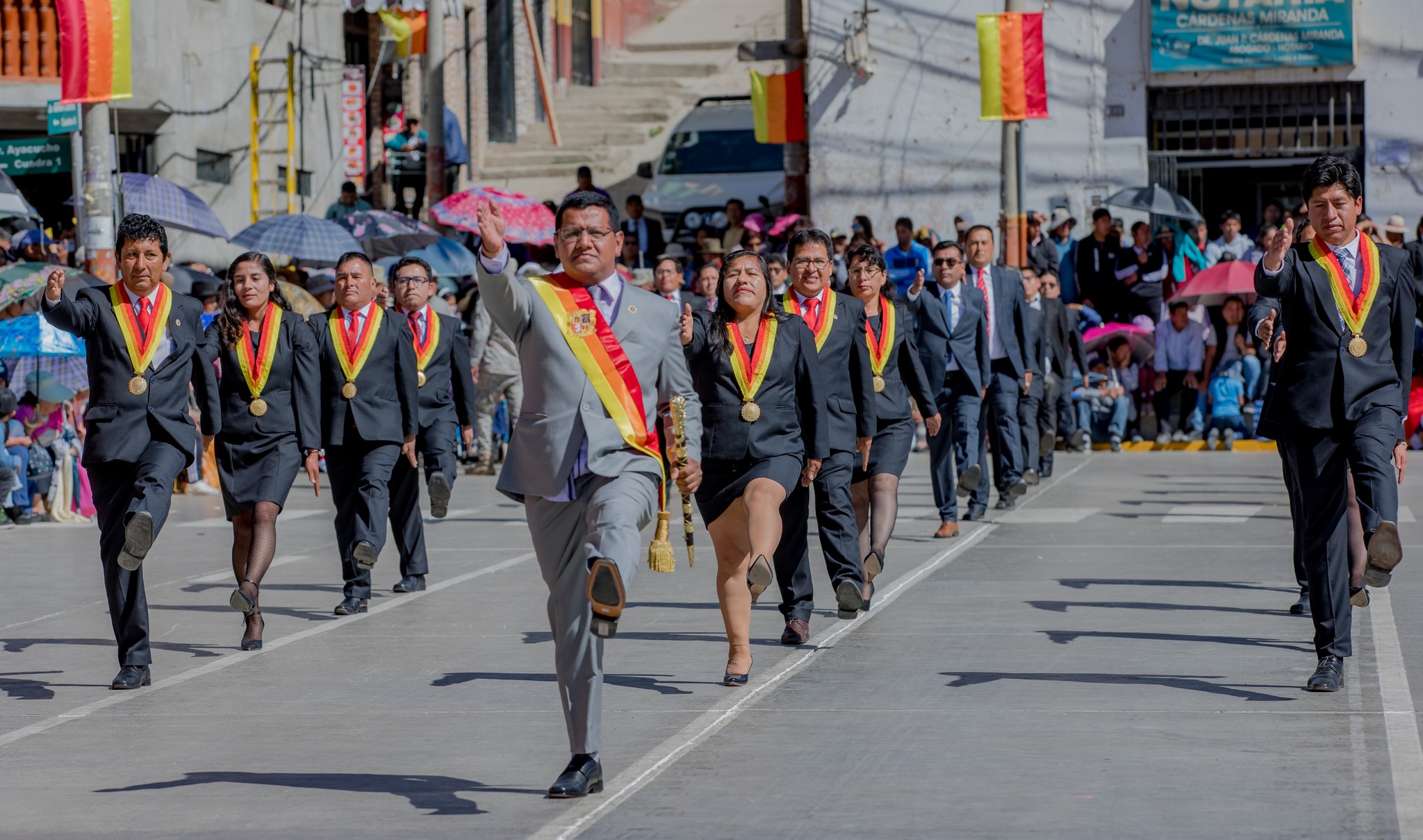 En un ambiente de fiesta y algarabía gobernador Percy Godoy participó con éxito en actividades por el 198° aniversario de Andahuaylas
