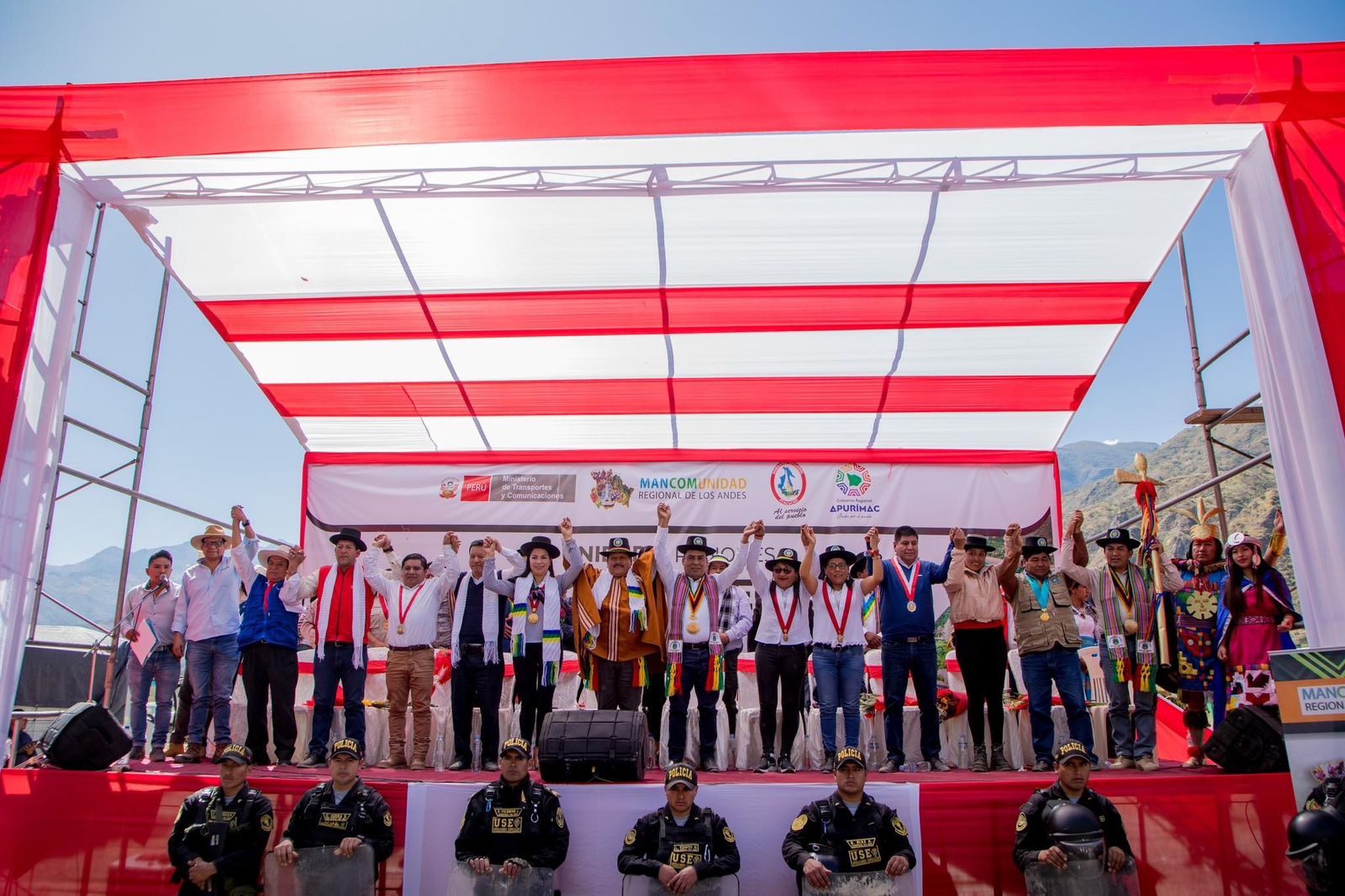 Foto de de la Inauguración Pampas 20 de junio de 2023