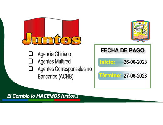 Cronograma de Cobros Programa Juntos