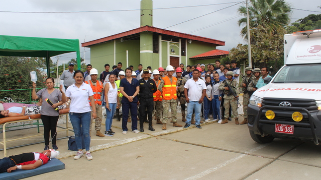 Municipalidad De Lancones, Participó Del Simulacro Nacional Multipeligro 2023.