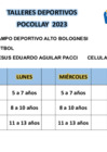 Vista preliminar de documento Horarios_Talleres_Deportivos_2023