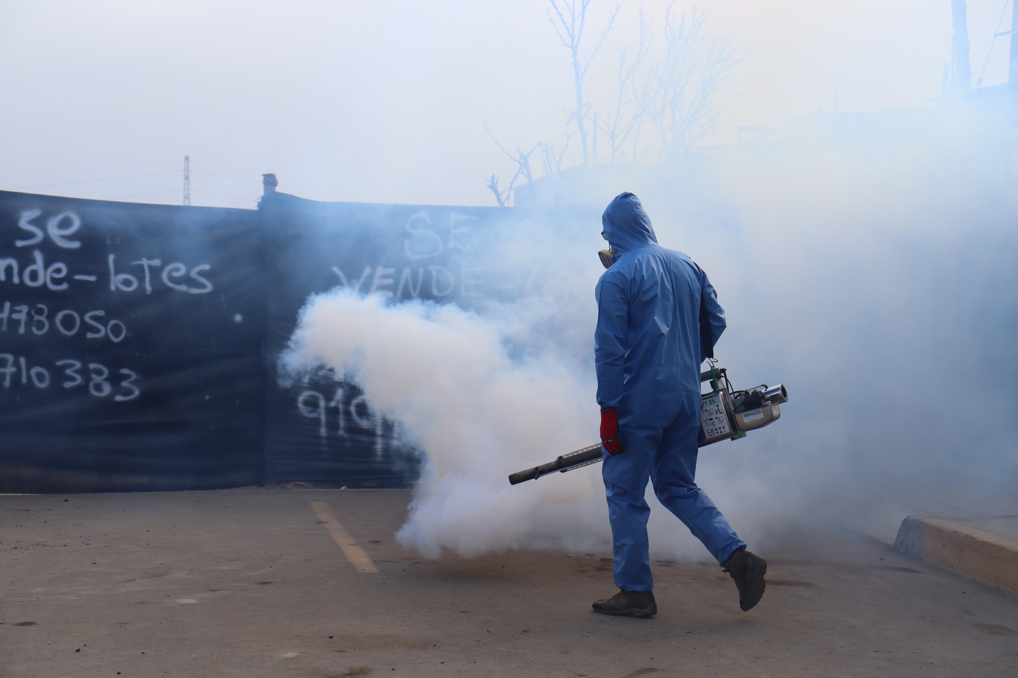 Municipalidad provincial continúa jornada de fumigación para contener presencia del dengue en Huaral
