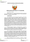 Vista preliminar de documento Resolución Jefatural N° 0116-2023-INIA