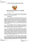 Vista preliminar de documento Resolución Jefatural N° 0117-2023-INIA