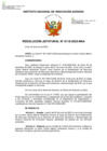Vista preliminar de documento Resolución Jefatural N° 0118-2023-INIA