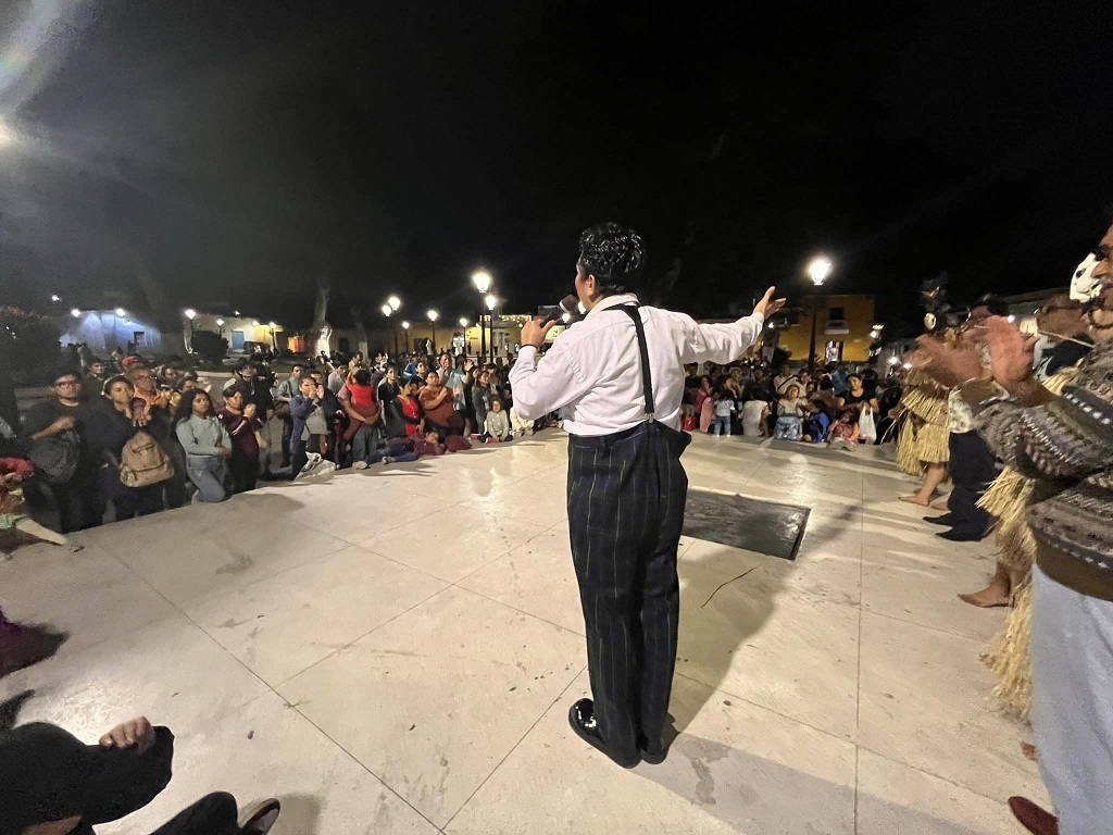 En la tradicional plazuela El Recreo, de Trujillo, se realzó esta vez el Jueves Cultural.