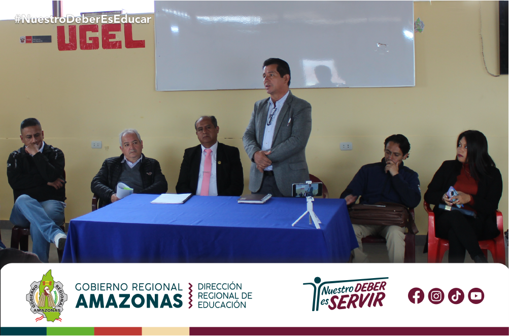 funcionarios de la UGEL Chachapoyas