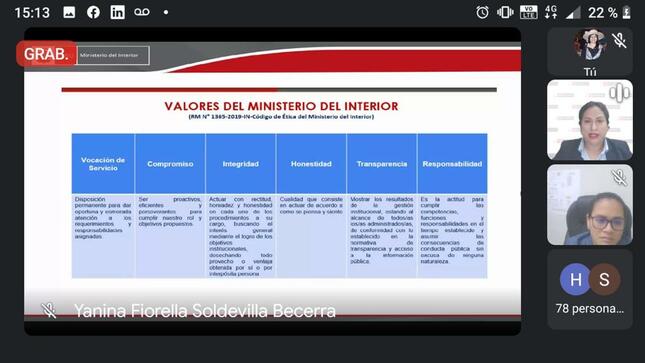 Mininter promueve acciones para prevenir y denunciar casos de hostigamiento sexual 