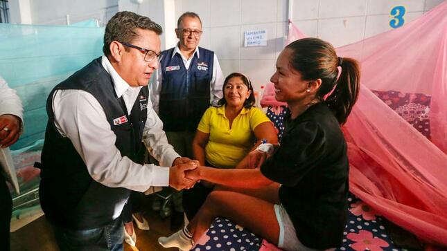 Lambayeque ministro de Salud lidera lucha contra el dengue