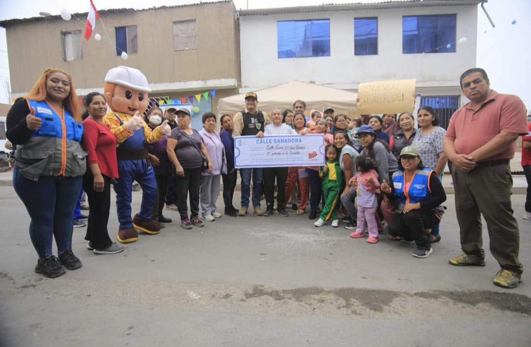 Los flamantes ganadores; los vecinos de la calle Cuzco en Nueva Caledonia 