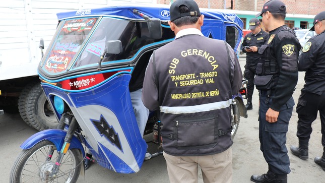 Operativo a vehículos menores por infringir las normas de transito 