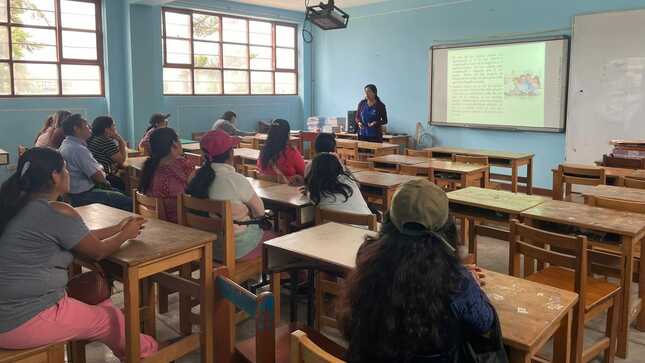 Equipo de Psicología Municipal brindan charla 