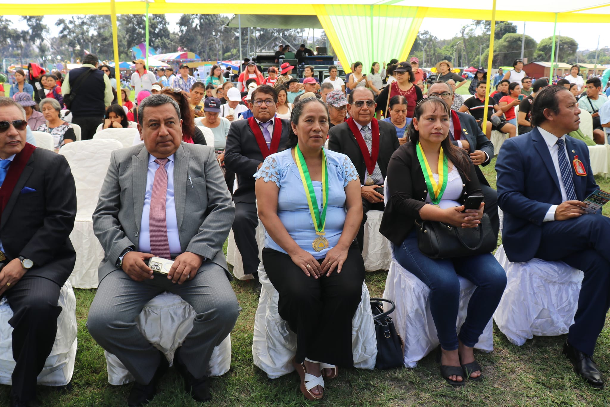 Inauguración de la feria de San Pedrito en Chimbote