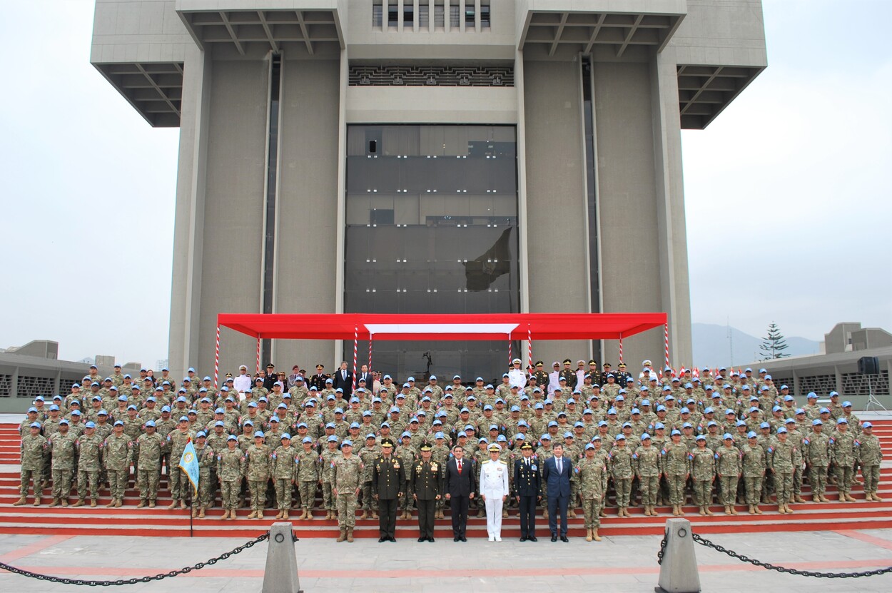 Realizan ceremonia de despedida del VIII Contingente de la “Compañía de Ingeniería Perú”
