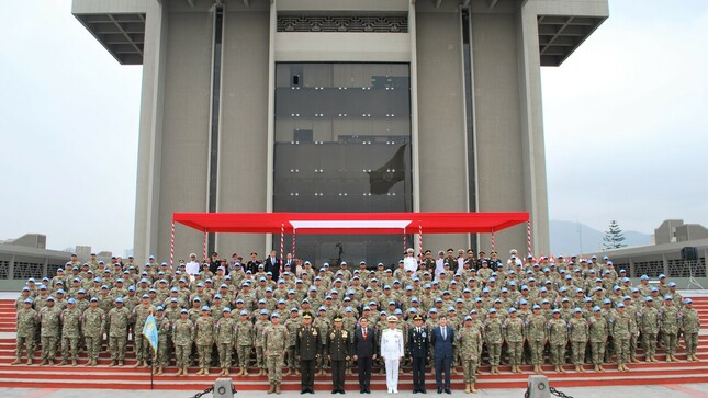 Realizan ceremonia de despedida del VIII Contingente de la “Compañía de Ingeniería Perú”