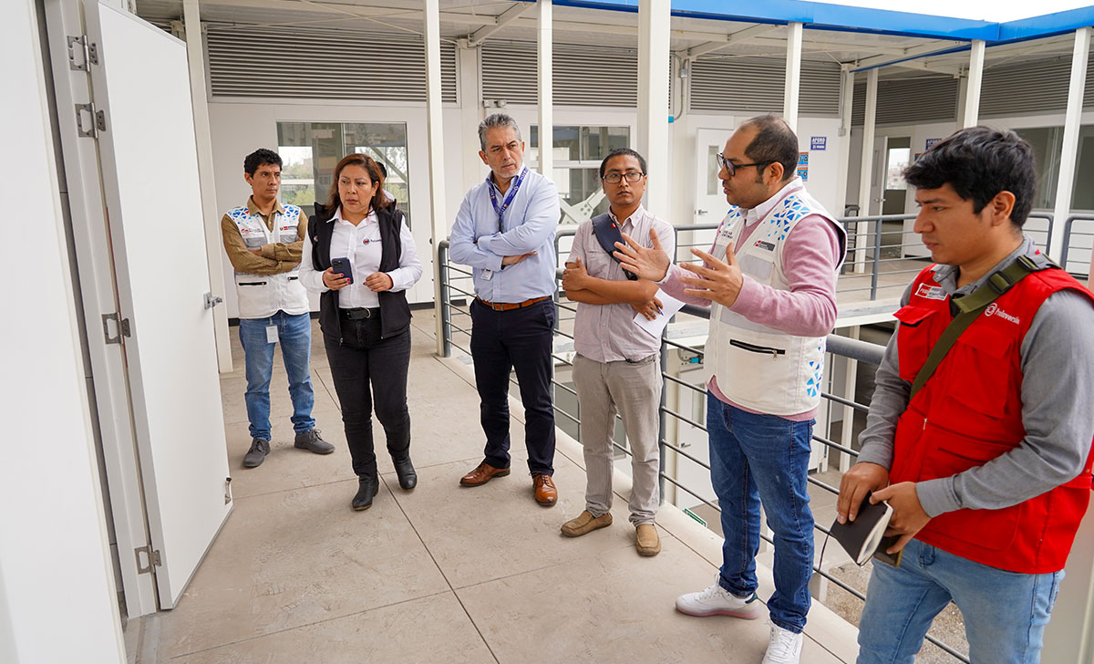 Funcionarios de ProInversión y Minedu destacaron implementación de módulos educativos temporales de dos pisos en San Juan de Miraflores