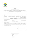 Vista preliminar de documento Declaración Jurada para Renovación del Certificado de Inspección Técnica de Seguridad en Edificaciones
