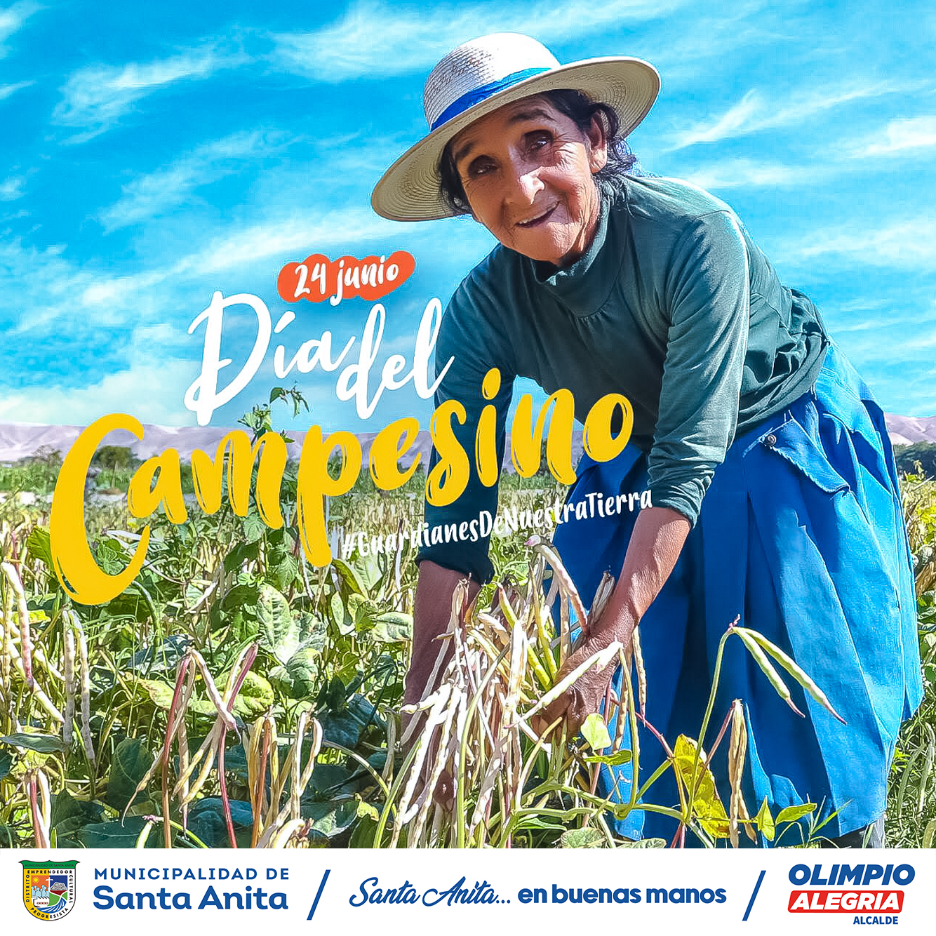 Recordamos con gratitud a nuestros hermanos que con sus manos laboriosas y corazones valientes cultivan la tierra. Su dedicación y esfuerzo diario nos regalan los frutos de la naturaleza. ¡A todos los campesinos, gracias por alimentar nuestros sueños y nutrir nuestras vidas! ¡Feliz día!
#olimpioalegria
#santaanitaenbuenasmanos