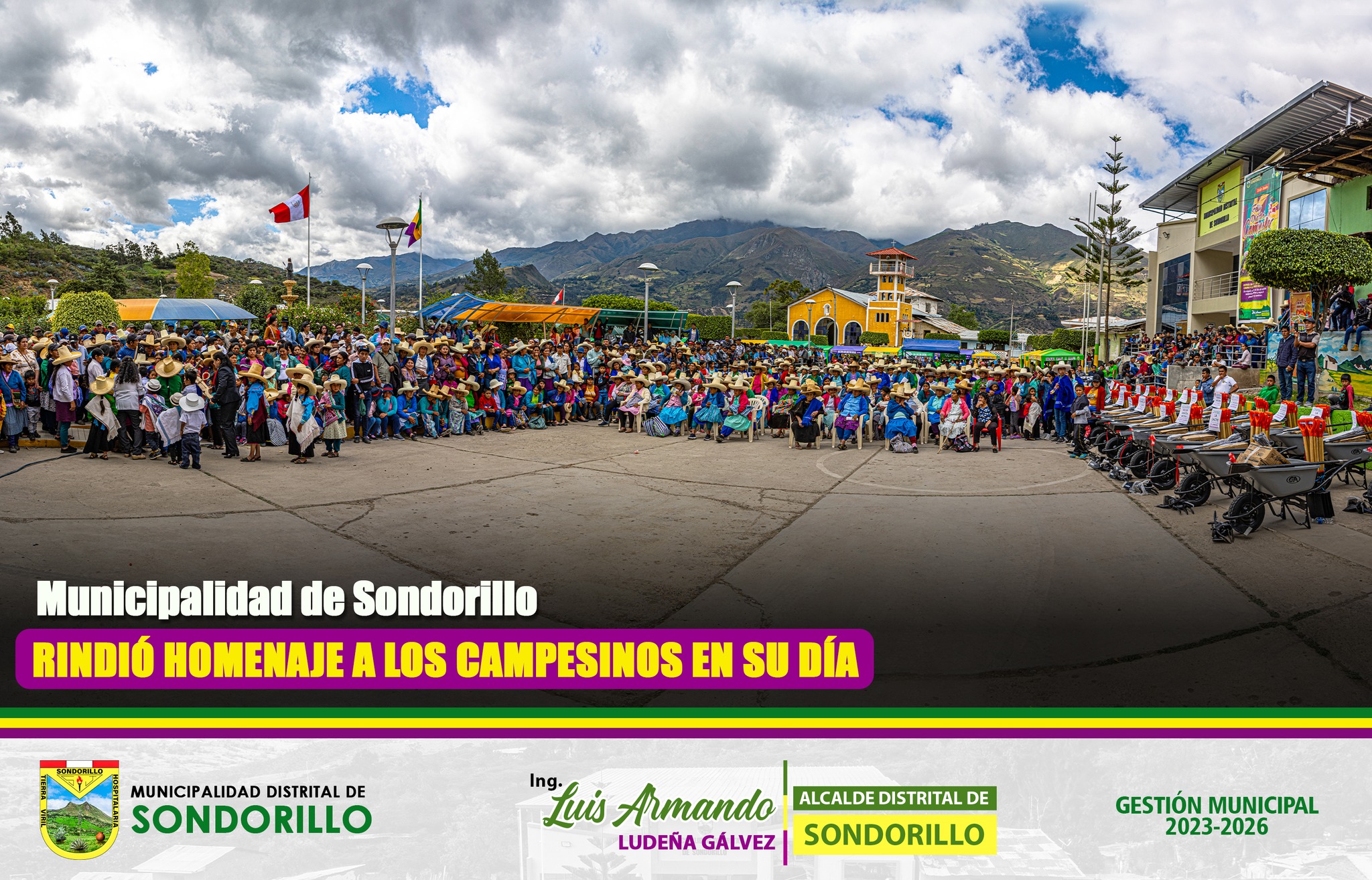 Se rindió Homenaje por el Día del Campesino