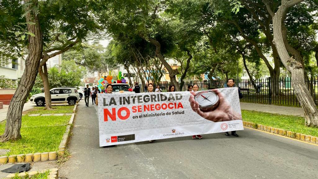 Minsa realiza campaña informativa por cultura de integridad, transparencia y lucha contra la corrupción