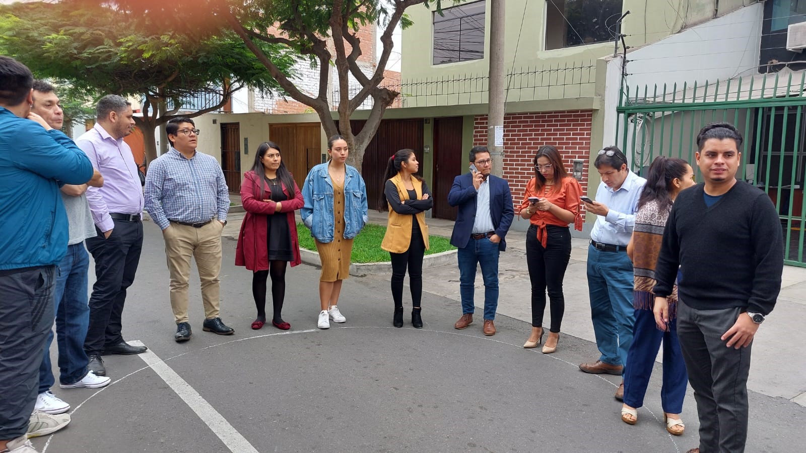 Preparados ante un posible desastre.