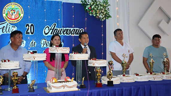 Premiación a ganadores del aniversario