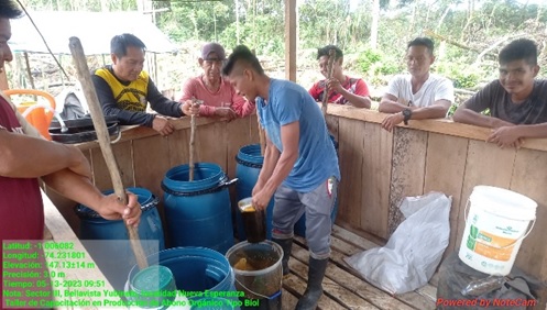 Actividad se lleva a cabo en el distrito de Tte. Manuel Clavero, Provincia del Putumayo.