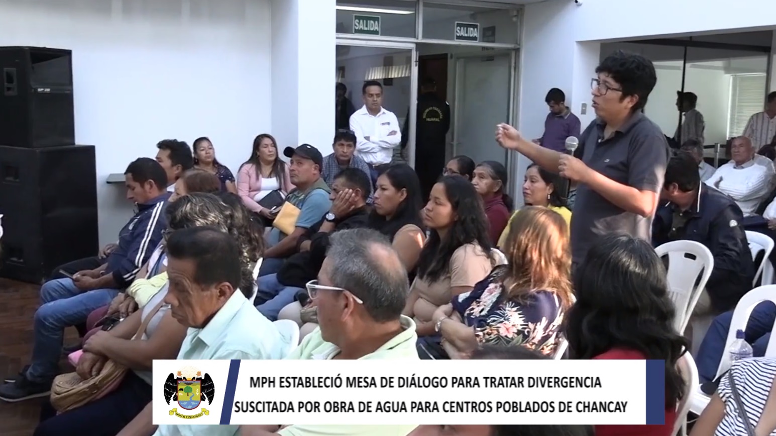 MPH estableció mesa de diálogo ante divergencia suscitada por obra de agua para centros poblados de Chancay