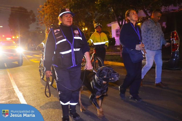 🚨 En un trabajo articulado se vienen realizando las rondas mixtas de seguridad ciudadana en Jesús María