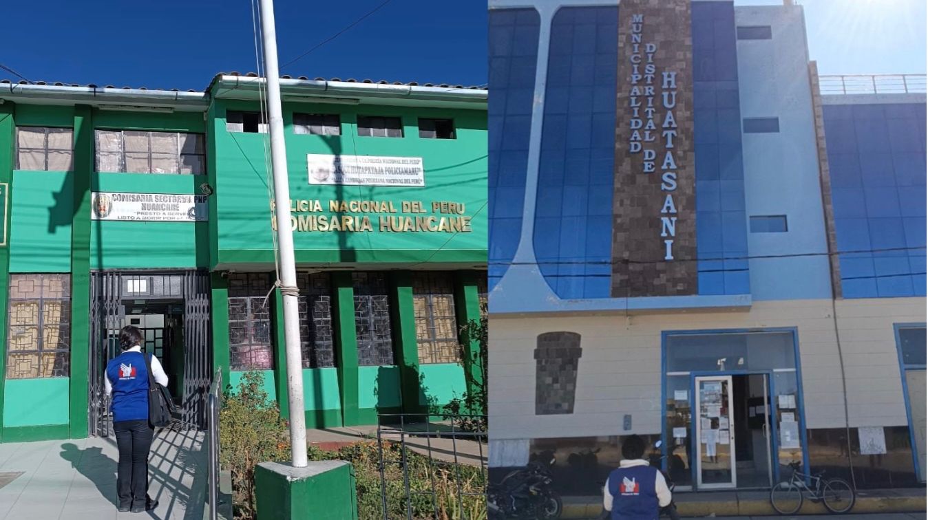 Supervisión a comisarías en Puno