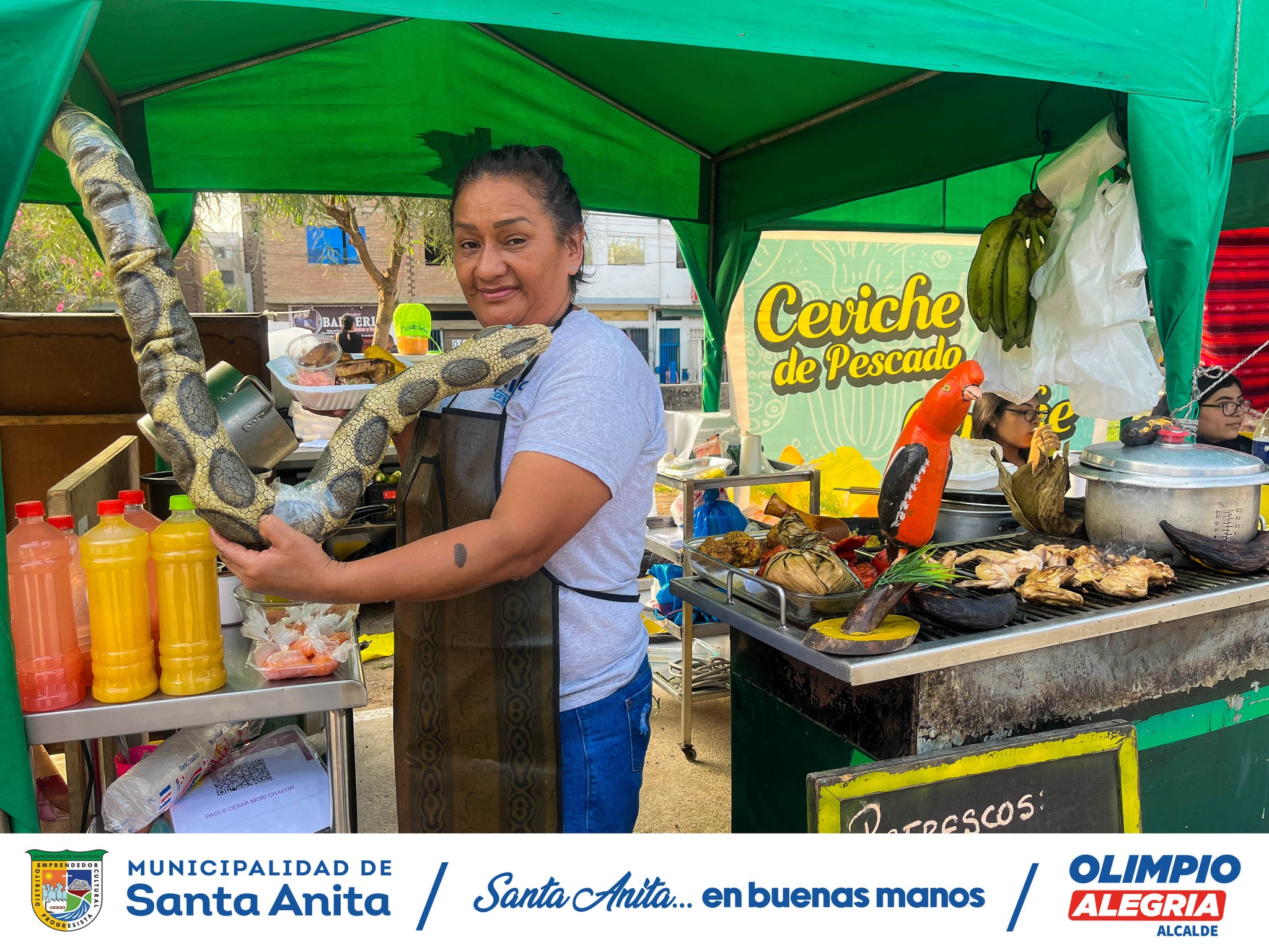 ✅ Se llevó con gran éxito la Feria Gastronomica y de Emprendedores en la Coop. Viña San Francisco donde vecinos de diferentes zonas del distrito se deleitaron con una variedad de platos típicos y deliciosos postres. Agradecemos a todos por participar en este evento, el cual resaltó nuestra culinaria local y apoyó a talentosos emprendedores. Sigamos disfrutando juntos de sabrosos momentos y de futuras ocasiones llenas de éxito.
#santaanitaenbuenasmanos