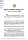 Vista preliminar de documento RDE n.˚ 122-2023-MINEDU-VMGI-PRONABEC