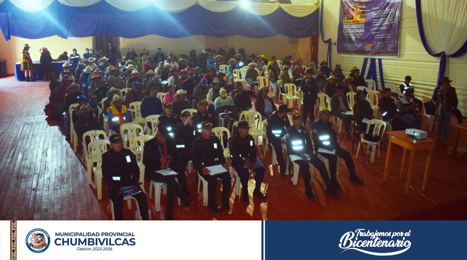 Municipalidad de Chumbivilcas realiza con éxito primer encuentro de seguridad ciudadana urbano y rural