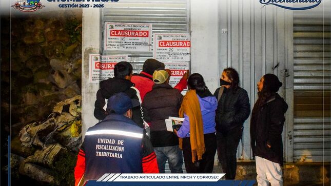 Se clausura temporalmente dos discotecas en el distrito de Santo Tomás - Chumbivilcas 