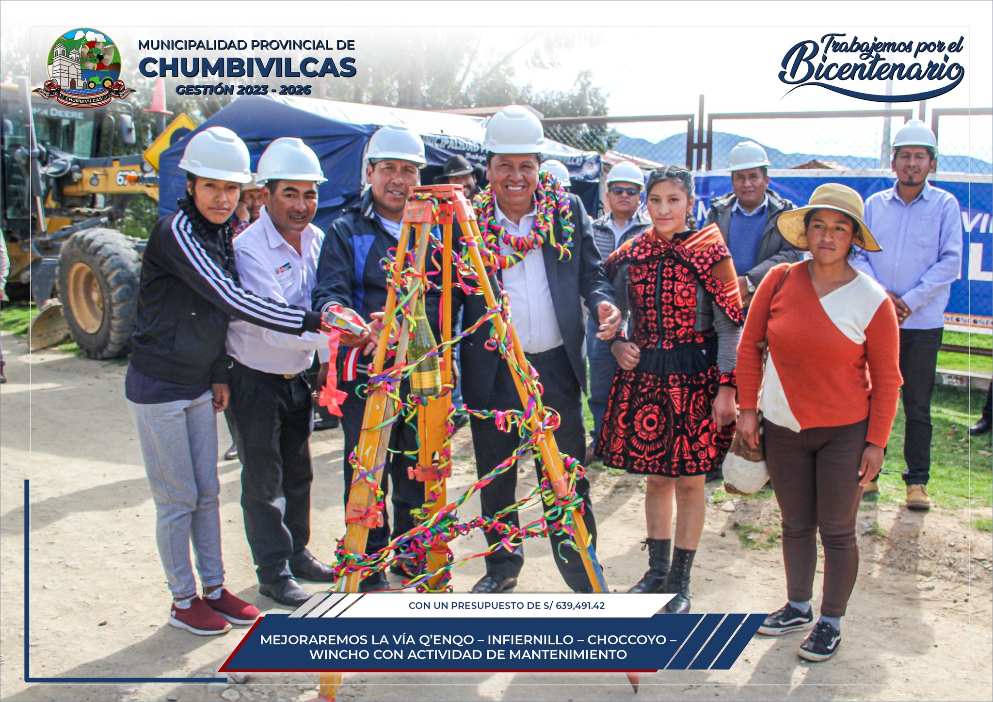 Municipalidad de Chumbivilcas inicia mantenimiento de la vía Q'enqo - Infiernillo - Choccoyo - Wincho